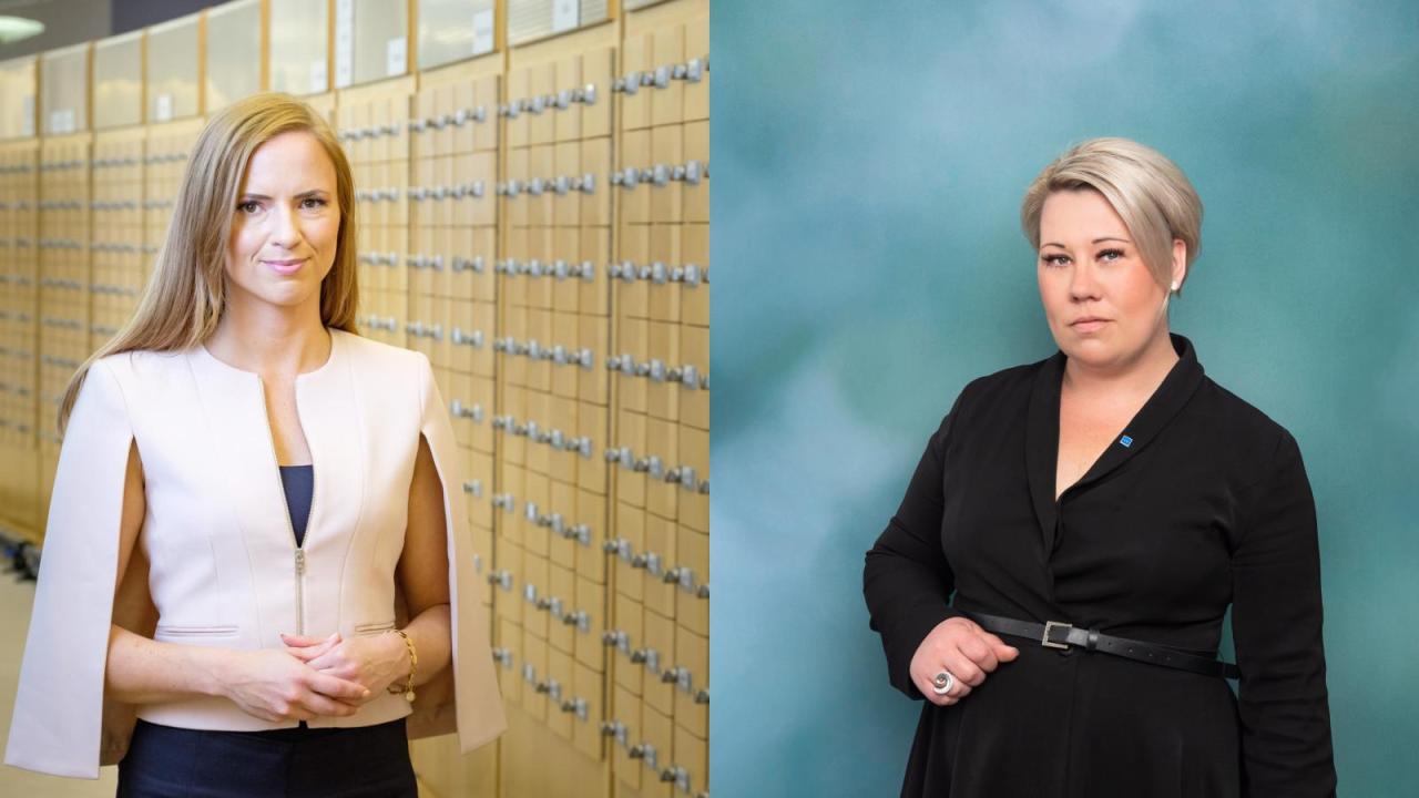 Sara Skyttedal (KD) och Camilla Brodin (KD)