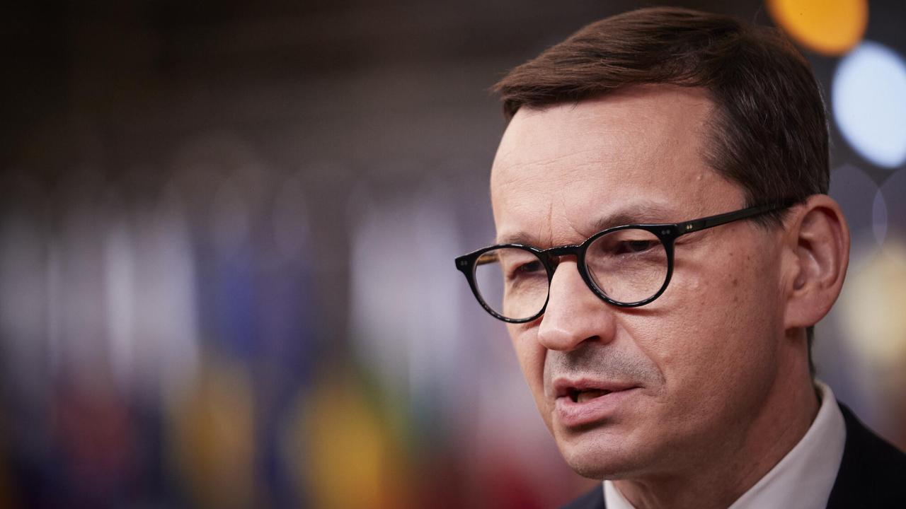 Polens premiärminister Mateusz Morawiecki. 