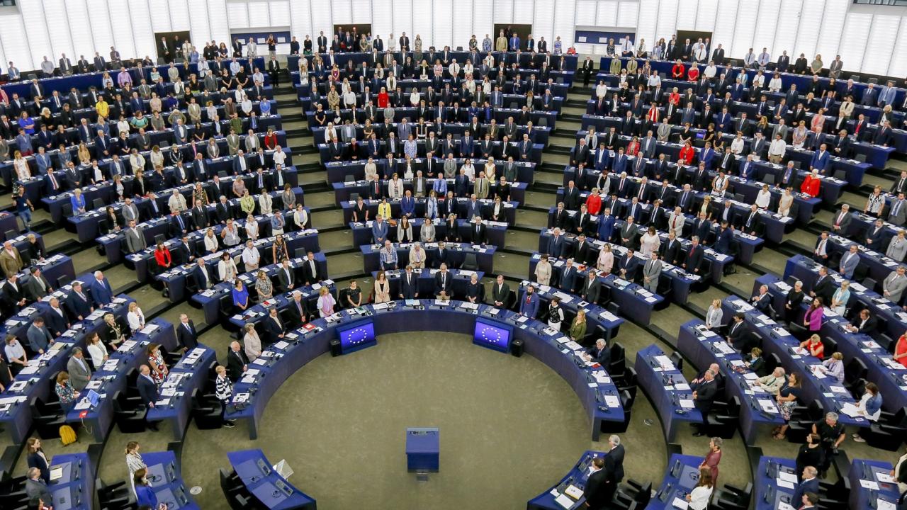 73 brittiska ledamöter försvinner från EU-parlamentet efter nästa Europaval 2019. Arkivbild.