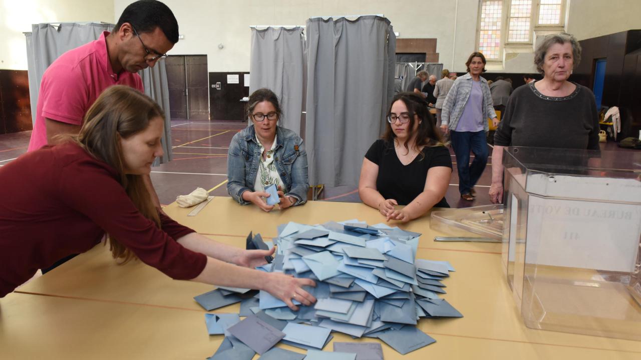 EU-valet 2019 fick en något större bevakning än det amerikanska presidentvalet 2020. Arkivbild.