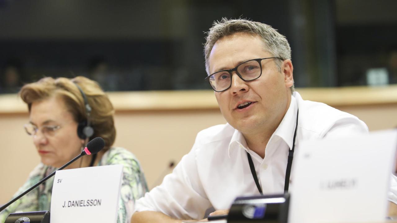 Europaparlamentariker Johan Danielsson (S). Arkivbild