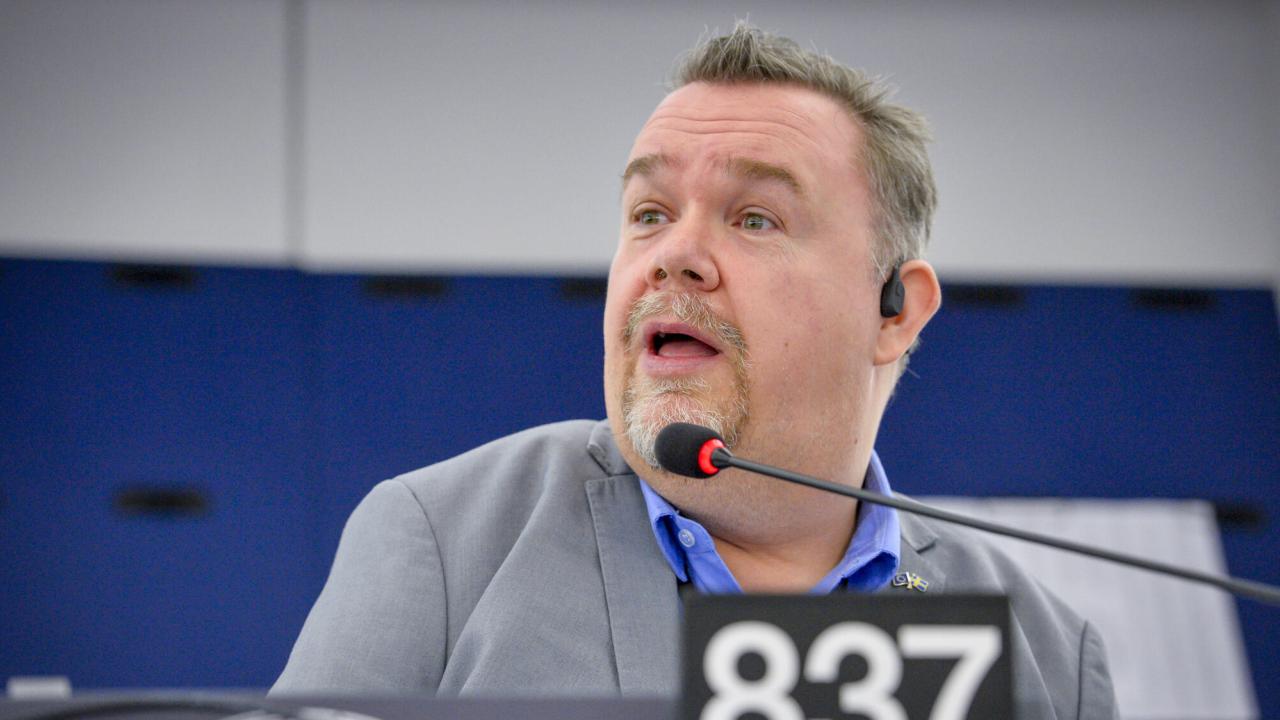 Europaparlamentariker David Lega (KD). Arkivbild.