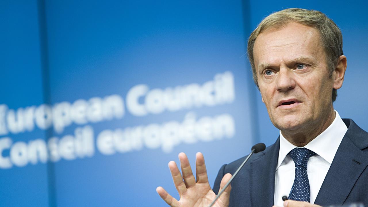 Europeiska rådets ordförande Donald Tusk. Arkivbild.
