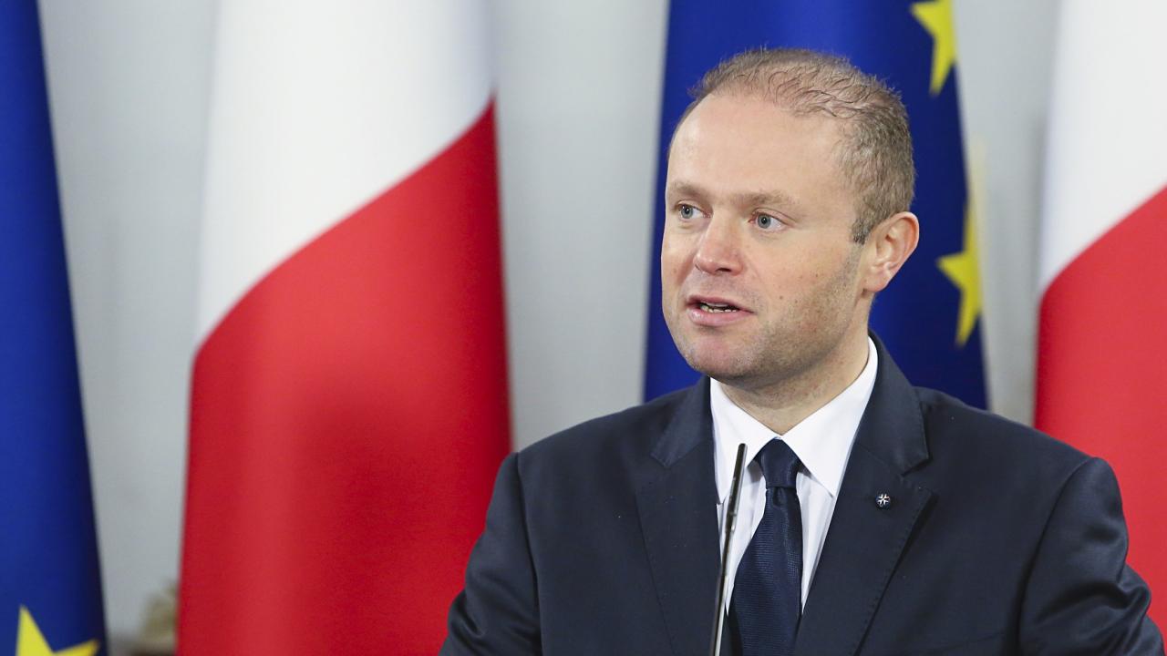 Maltas socialdemokratiske premiärminister Joseph Muscat. Arkivbild.