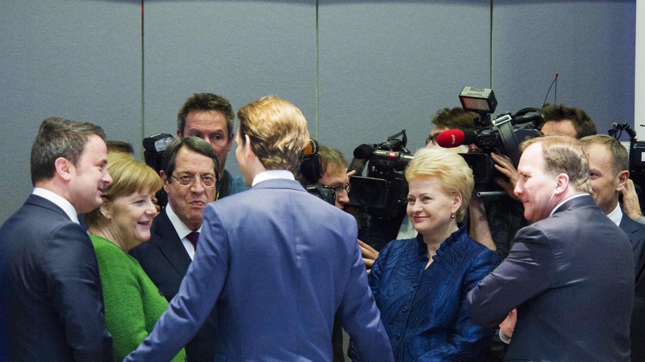 På veckans EU-toppmöte träffas åter medlemsländernas stats- och regeringschefer för att diskutera aktuella frågor. Arkivbild.