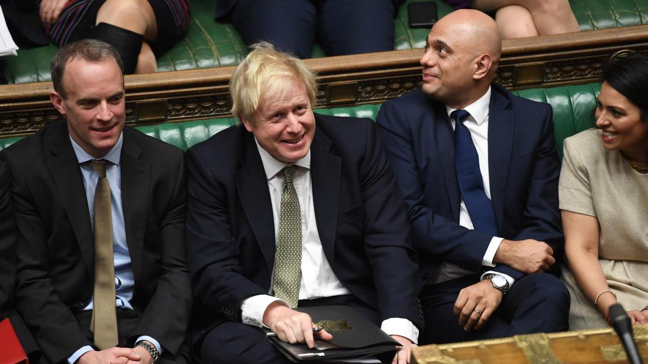 Storbritanniens konservative premiärminister Boris Johnson. Arkivbild.