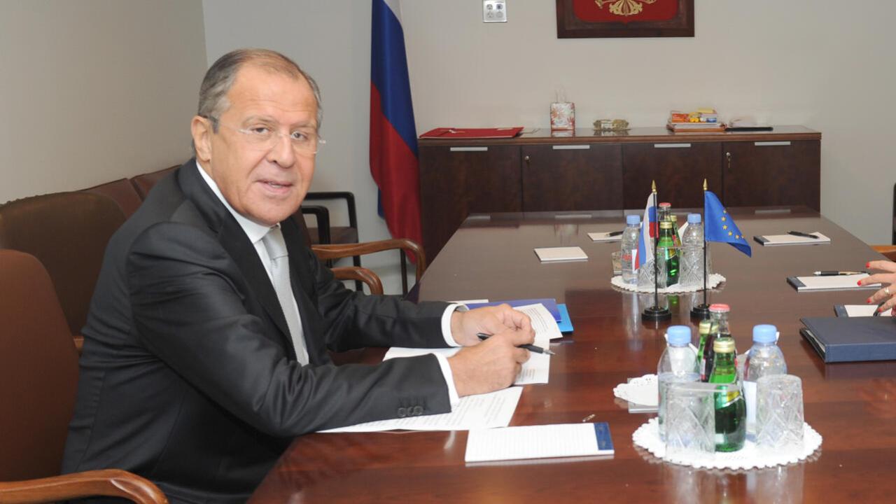 Rysslands utrikesminister Sergej Lavrov. Arkivbild