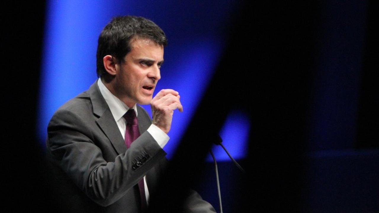 Den franske premiärministern Manuel Valls är en stark förespråkare för lagen. Arkivbild.