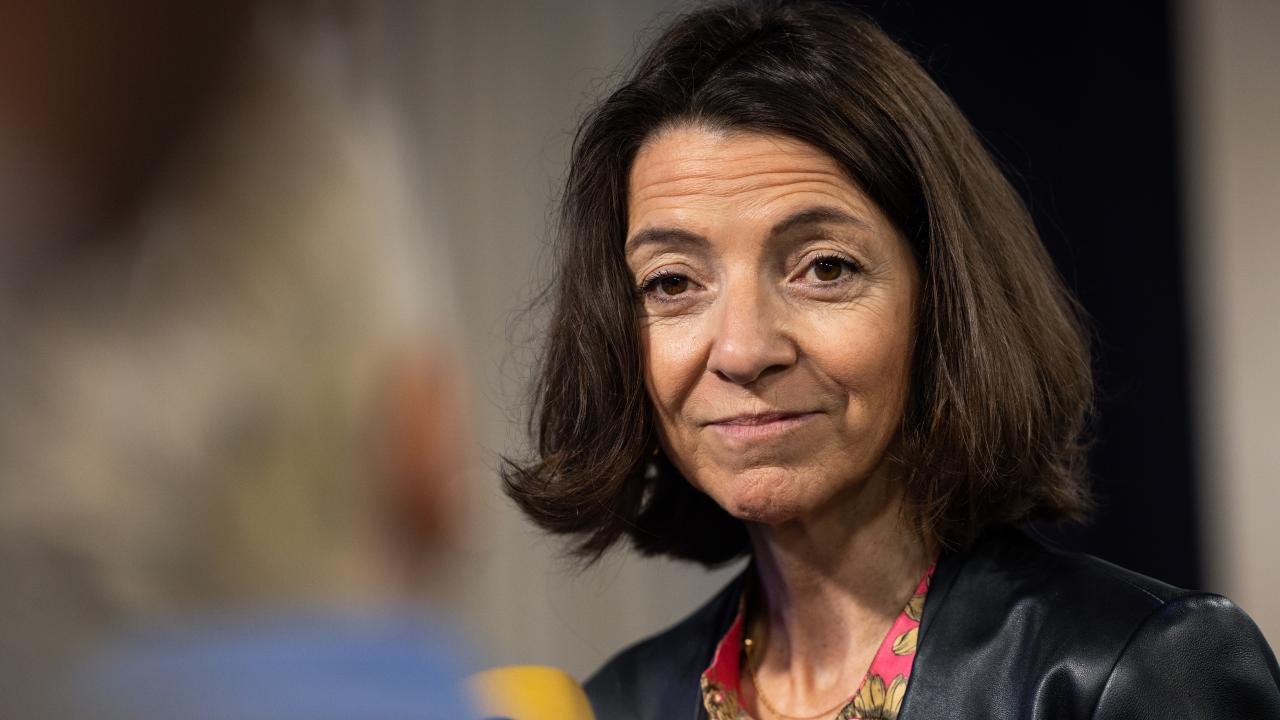 Frankrikes EU-minister Laurence Boone. Arkivbild.