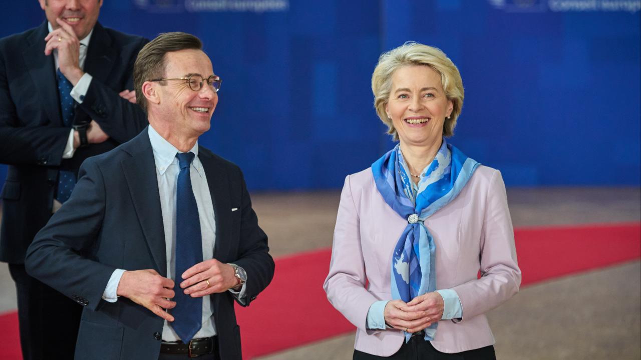 Ulf Kristersson var positiv efter diskussionen om ökad konkurrenskraft, men både han och EU-kommissionens ordförande Ursula von der Leyen hade velat se större satsningar på forskning. 