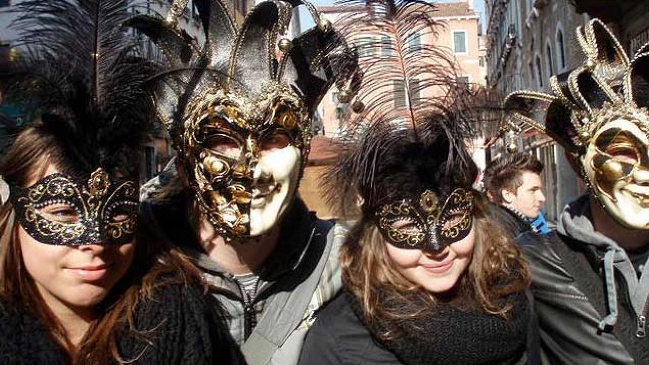 Svenska elever i Venedig på skolutbyte mellan Sverige och Italien.