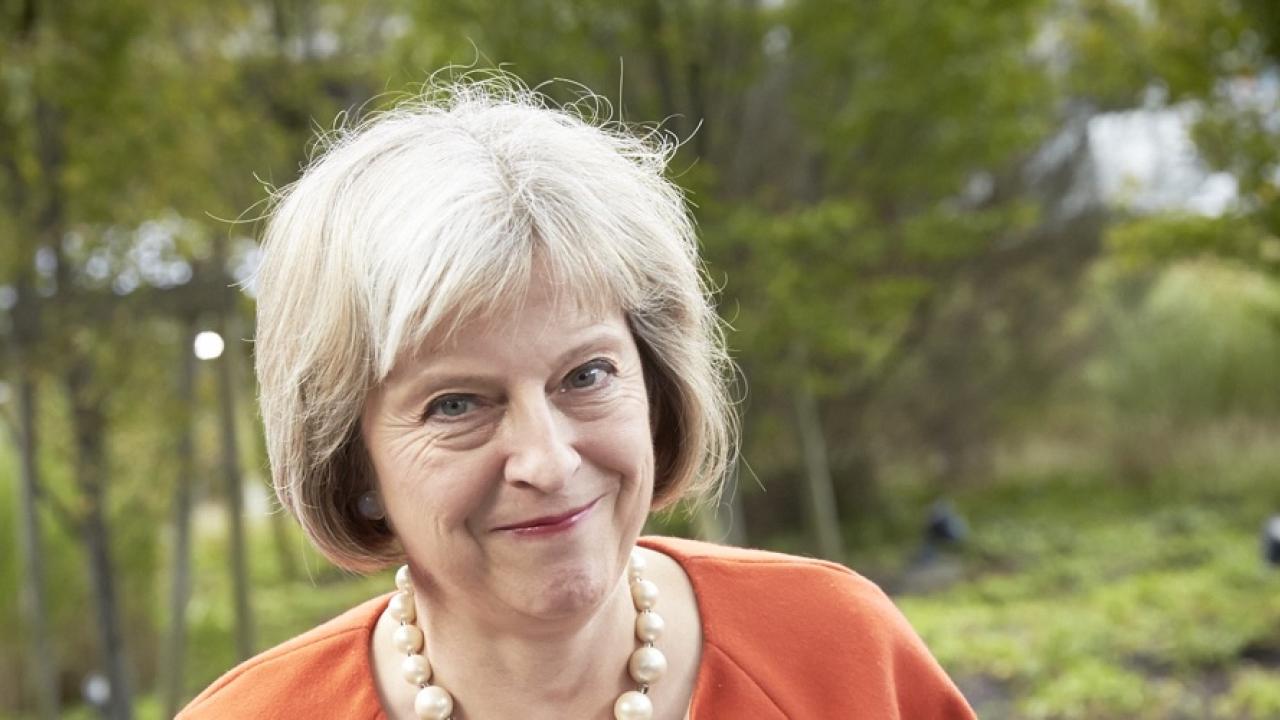 Storbritanniens nästa premiärminister Theresa May. Arkivbild.