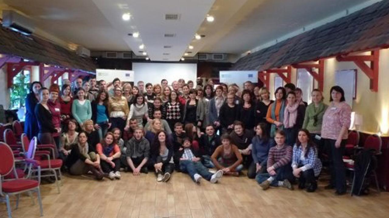 Under våra fyra dagar i Budapest hann vi med en hel del, skriver Sofi Holmgren. Bilden visar deltagarna.