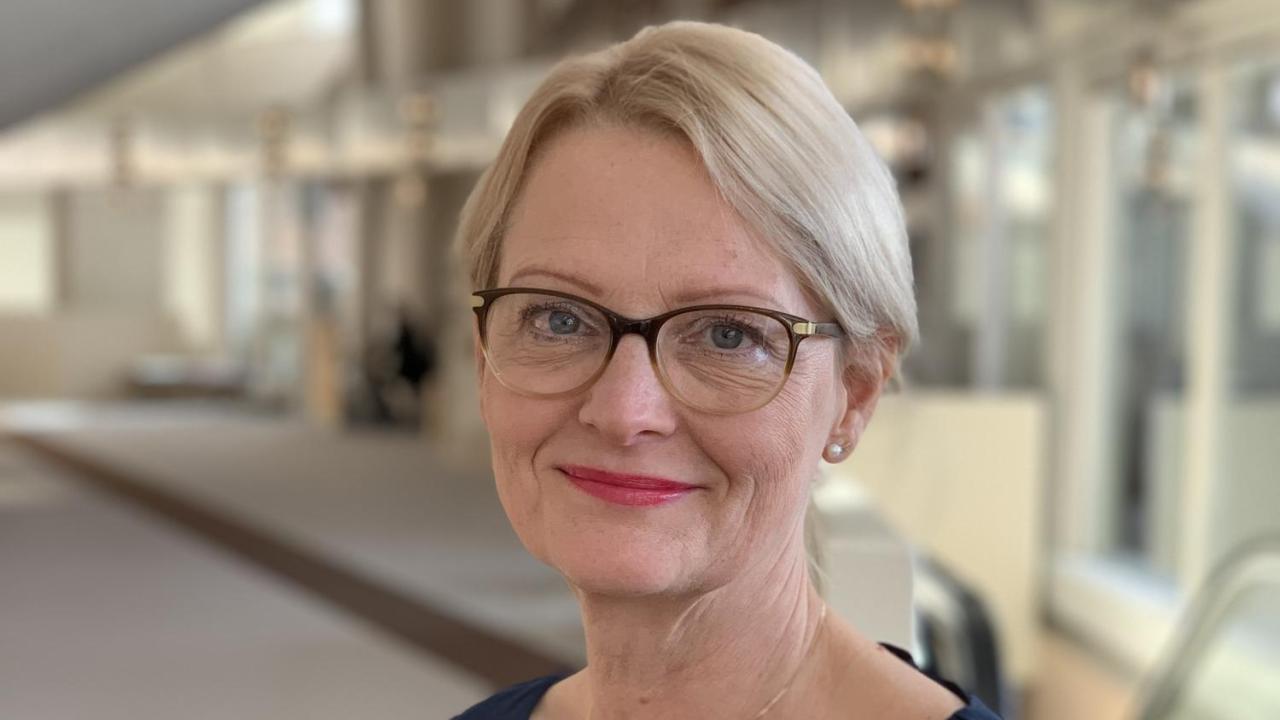 Heléne Fritzon är Socialdemokraternas toppkandidat i EU-valet. 