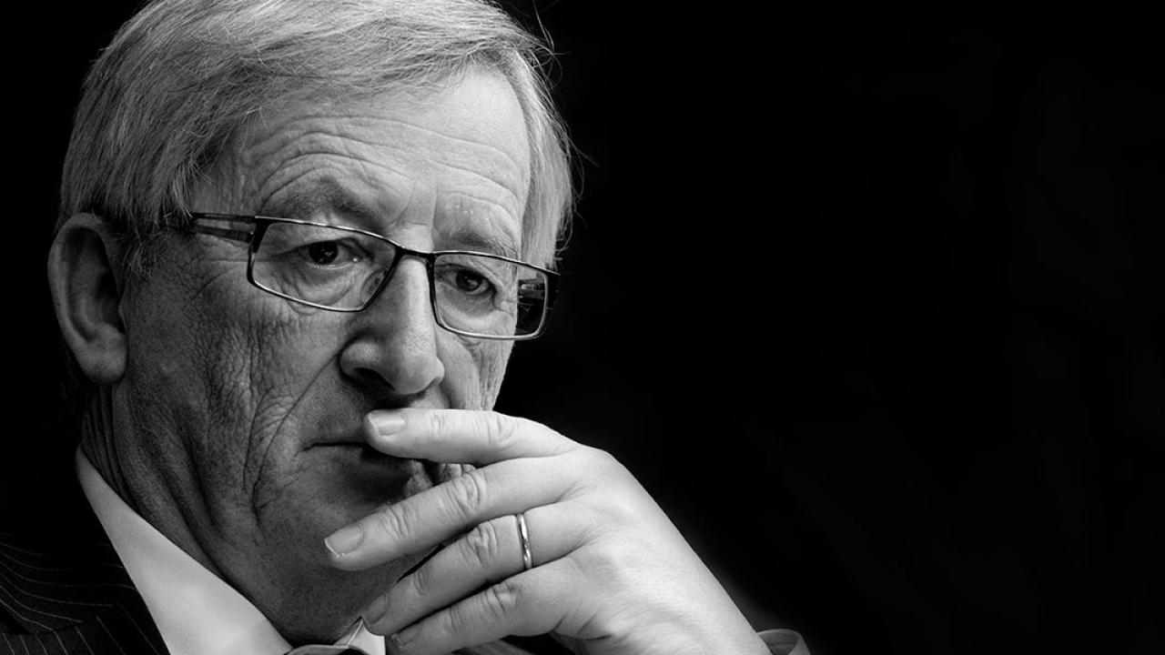 Luxemburgs ofta skojfriske premiärminister Jean-Claude Juncker tvingas bort efter 18 år som landets ledare. Arkivbild.