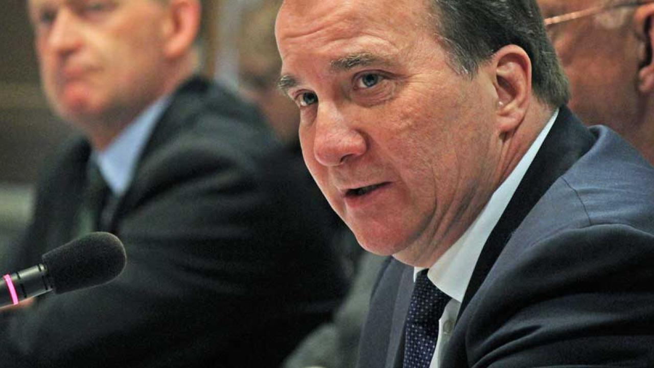 Statsminister Stefan Löfven (S) ägnade mycket tid åt Ukrainafrågan och TTIP vid onsdagens EU-nämndsmöte i riksdagen.