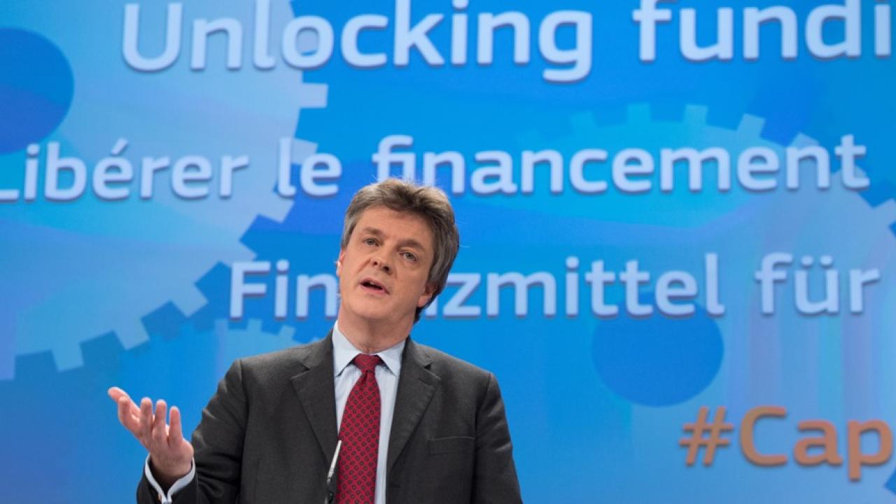 EU:s finansmarknadskommissionär Jonathan Hill.