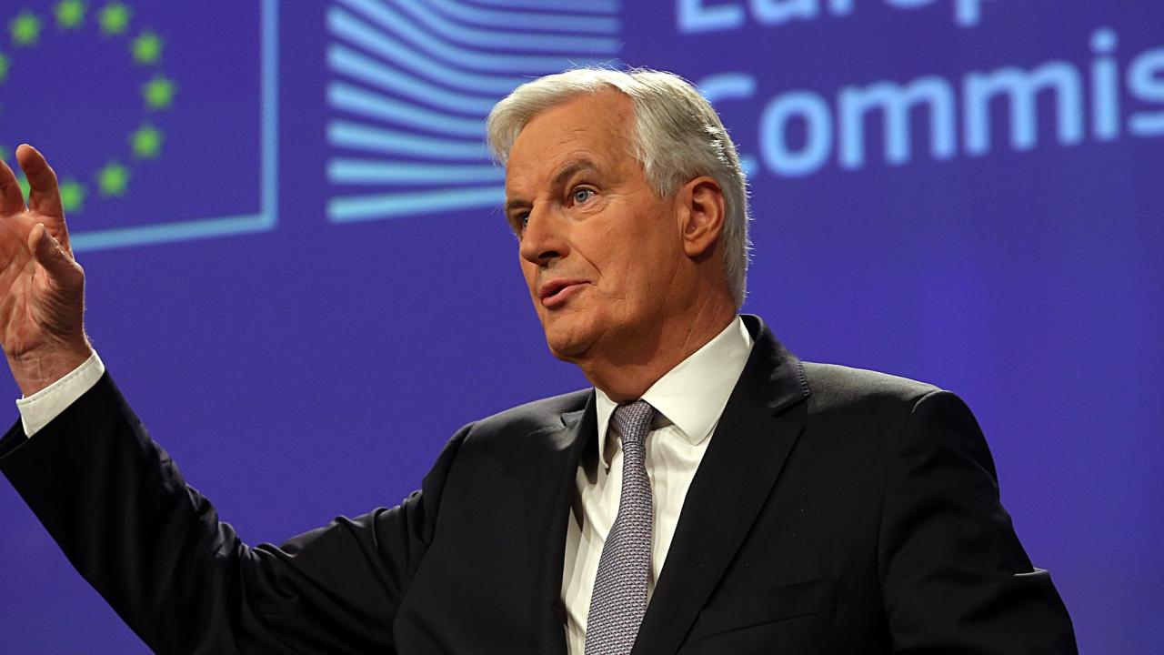 Michel Barnier, EU-kommissionens chefsförhandlare i förhandlingarna om det brittiska utträdet ur unionen.