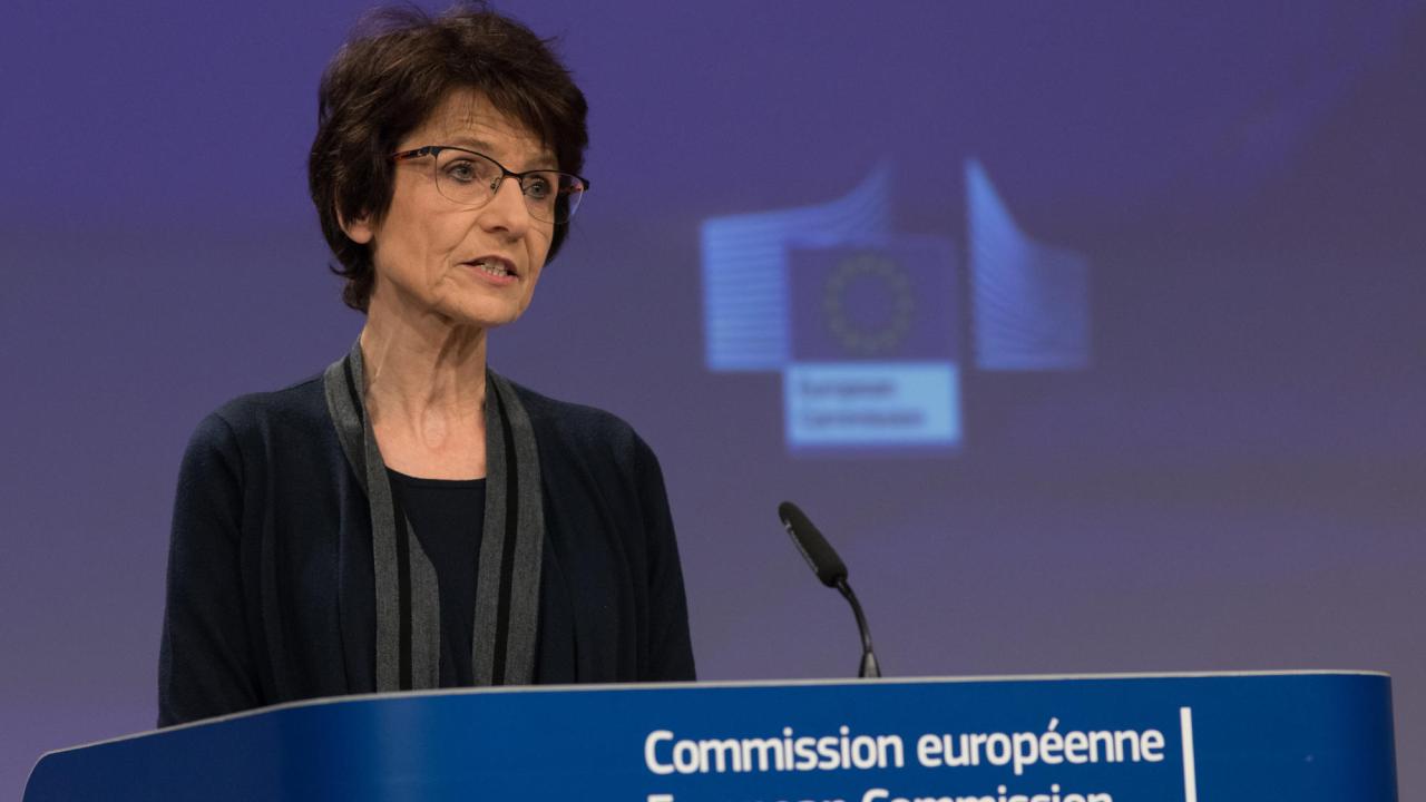 Marianne Thyssen, kommissionär med ansvar för arbete och sociala frågor, presenterade EU-kommissionens beredskapsplan vid en hård brexit gällande sociala trygghetssystemen.
