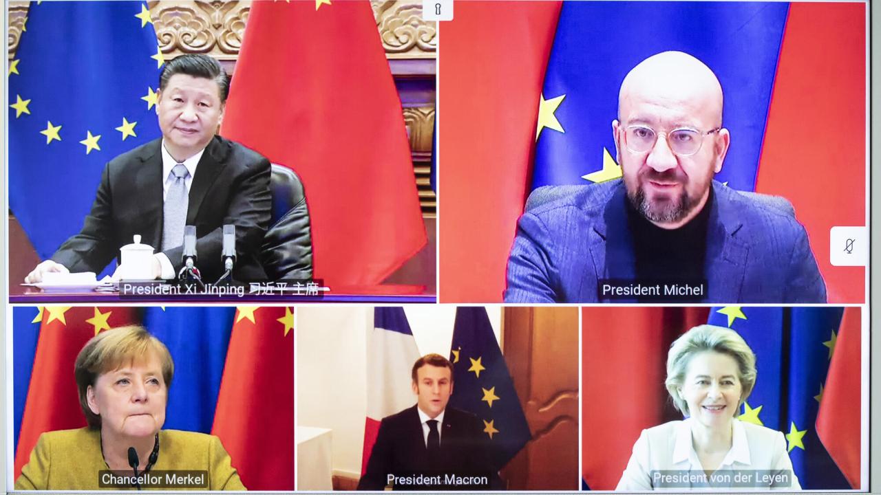 Vid en videokonferens den 30 december enades företrädare för EU och Kinas president Xi Jinping om ett principiellt investeringsavtal.