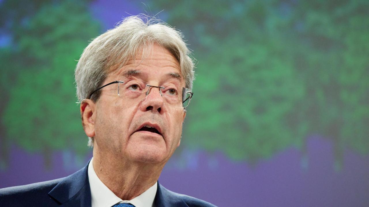 EU:s ekonomikommissionär Paolo Gentiloni, en italiensk socialdemokrat. Arkivbild.