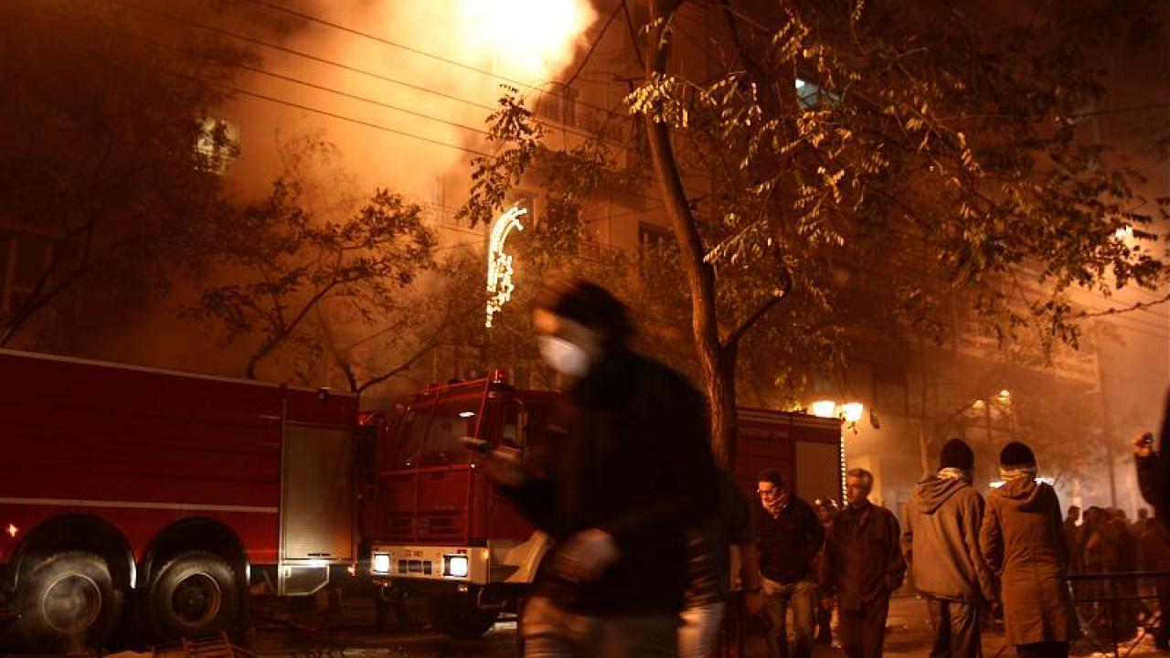 Grekland är att av de EU-länder där risken för social oro ökat mest sedan innan den ekonomiska krisen. Arkivbild.