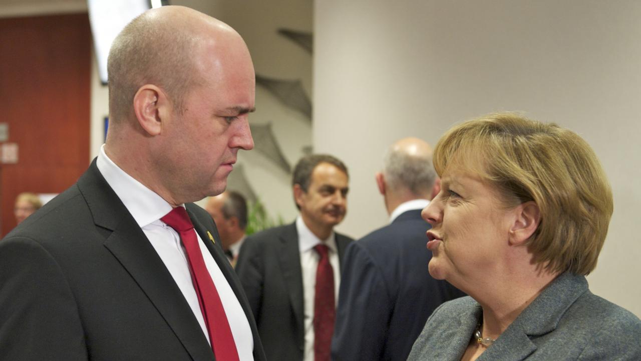 Fredrik Reinfeldt gillar inte Angela Merkels förslag på en konkurrenspakt. Arkivbild.