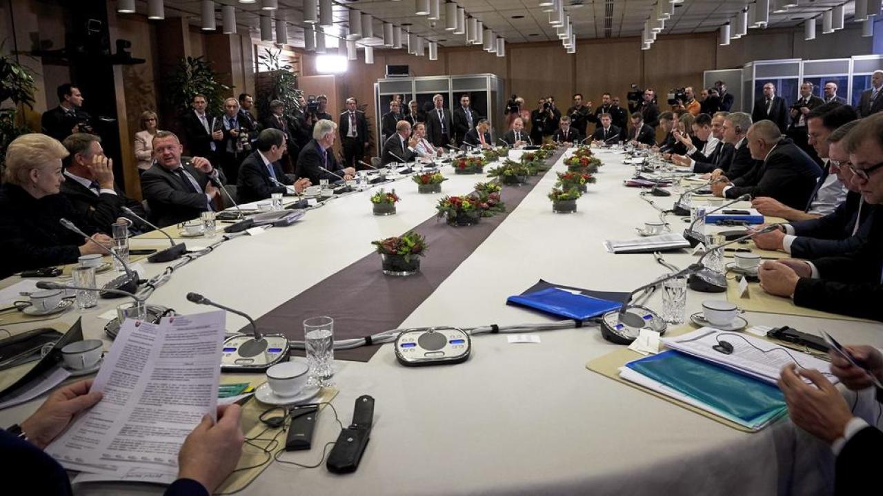 EU-ländernas stats- och regeringschefer diskuterade valutaunionens framtid på fredagen.