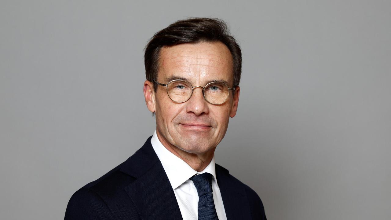 Statsminister Ulf Kristersson (M). Arkivbild.