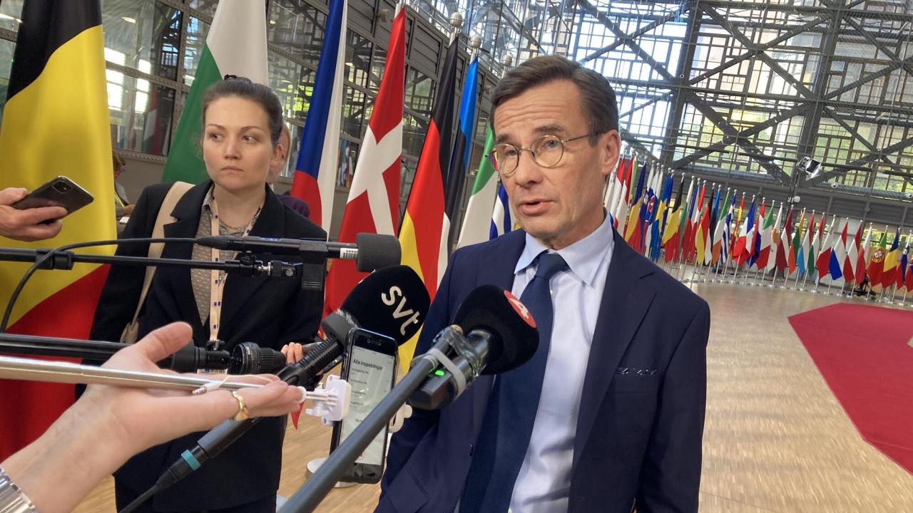 Statsminister Ulf Kristersson avslutade på fredagen sitt första EU-toppmöte. 
