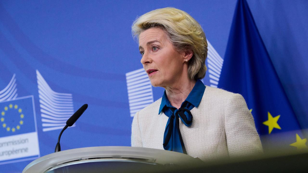 EU-kommissionens ordförande Ursula von der Leyen presenterade på onsdagen ett förslag på hur EU ska stötta Ukrainas uppbyggnad. 