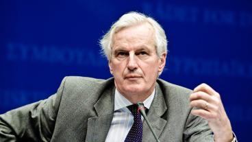 EU-kommissionär Michel Barnier lanserar nya bankregler.