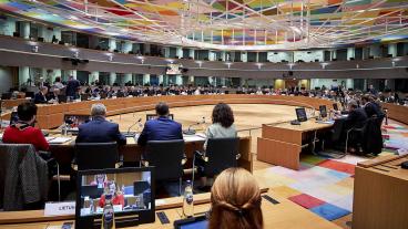 Energiministermöte i Bryssel 24 september 2019.