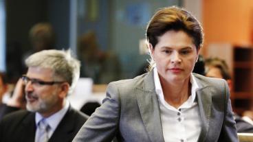 Alenka Bratušek efter måndagen utfrågning i EU-parlamentet.