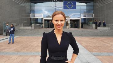 Kristdemokraternas toppkandidat är redo för EU där hon vill ta jobba med lagstiftande frågor och EU:s framtid.