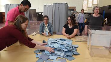 EU-valet 2019 fick en något större bevakning än det amerikanska presidentvalet 2020. Arkivbild.