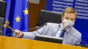 Resolutionen varnar för att ”en aldrig tidigare skådad och eskalerande kris äventyrar unionen och des grundläggande värden och hotar dess långsiktiga överlevnad". Arkivbild.