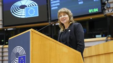 Vänsterpartisten och Europaparlamentariker Malin Björk är glad över vad hon menar var ett oväntat stort europeiskt stöd för den svenska sexköpslagen.