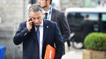 Ungerns premiärminister Viktor Orbán har uppgifter över runt 2 000 personer som arbetar för att störta regeringen. Arkivbild.