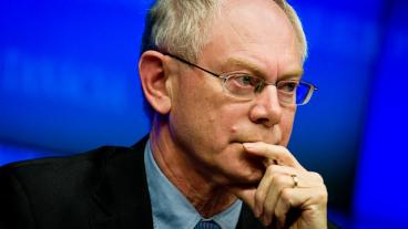 Herman Van Rompuy leder EU-toppmötet på torsdag och fredag då eurons framtid står på spel.