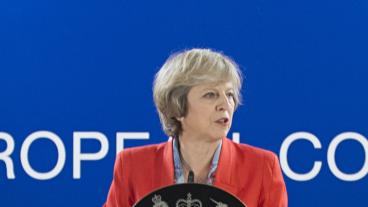 Storbritanniens premiärminister Theresa May. Arkivbild.