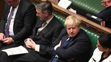 Storbritanniens konservative premiärminister Boris Johnson. Arkivbild.