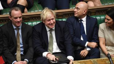 Storbritanniens konservative premiärminister Boris Johnson. Arkivbild.