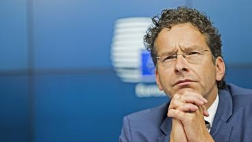 Den nederländske finansministern Jeroen Dijsselbloem leder även eurogruppen som samlar euroländernas finansministrar. Arkivbild.