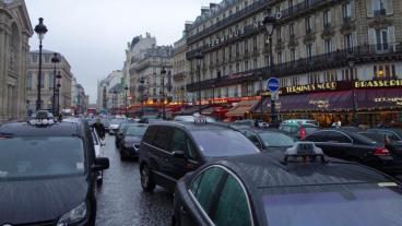 taxichaufförer strejkat mot Uber i bland annat Frankrike, Spanien och Storbritannien. Arkivbild.