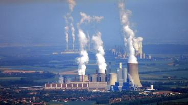 Tyska brunkolkraftwerk. Arkivbild.