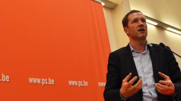 Det vallonska regionalparlamentets ledare, socialdemokraten Paul Magnette. Bilden är beskuren. Arkivbild.