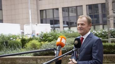 Europeiska rådets ordförande Donald Tusk leder onsdagens toppmöte. Arkivbild.