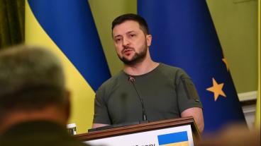 Ukrainas president Volodomyr Zelenskyj säger att rättsväsendet i Ukraina ska reformeras för att uppfylla EU:s krav.