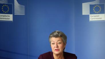 EU:s inrikeskommissionär Ylva Johansson (S) ansvarar för förslaget om att komma åt barnporr och grooming på nätet. Arkivbild.